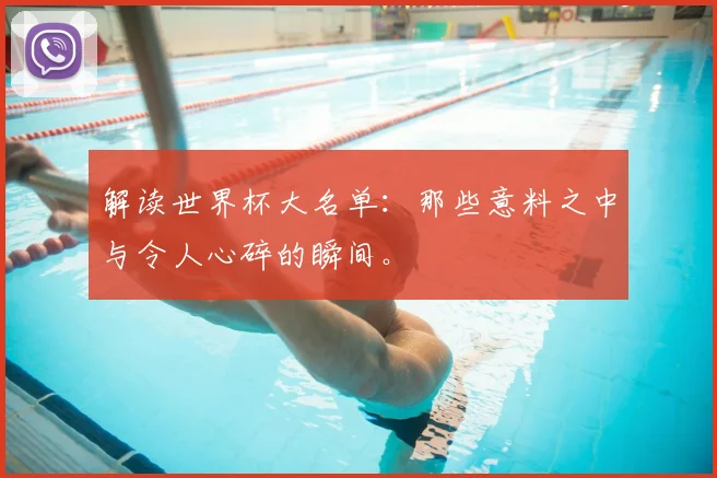 解读世界杯大名单：那些意料之中与令人心碎的瞬间。